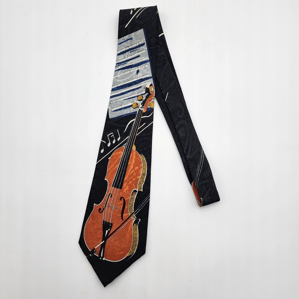Instrumental Violin/Cello 60" Florence & K‎ Inc Men's Neck Tie